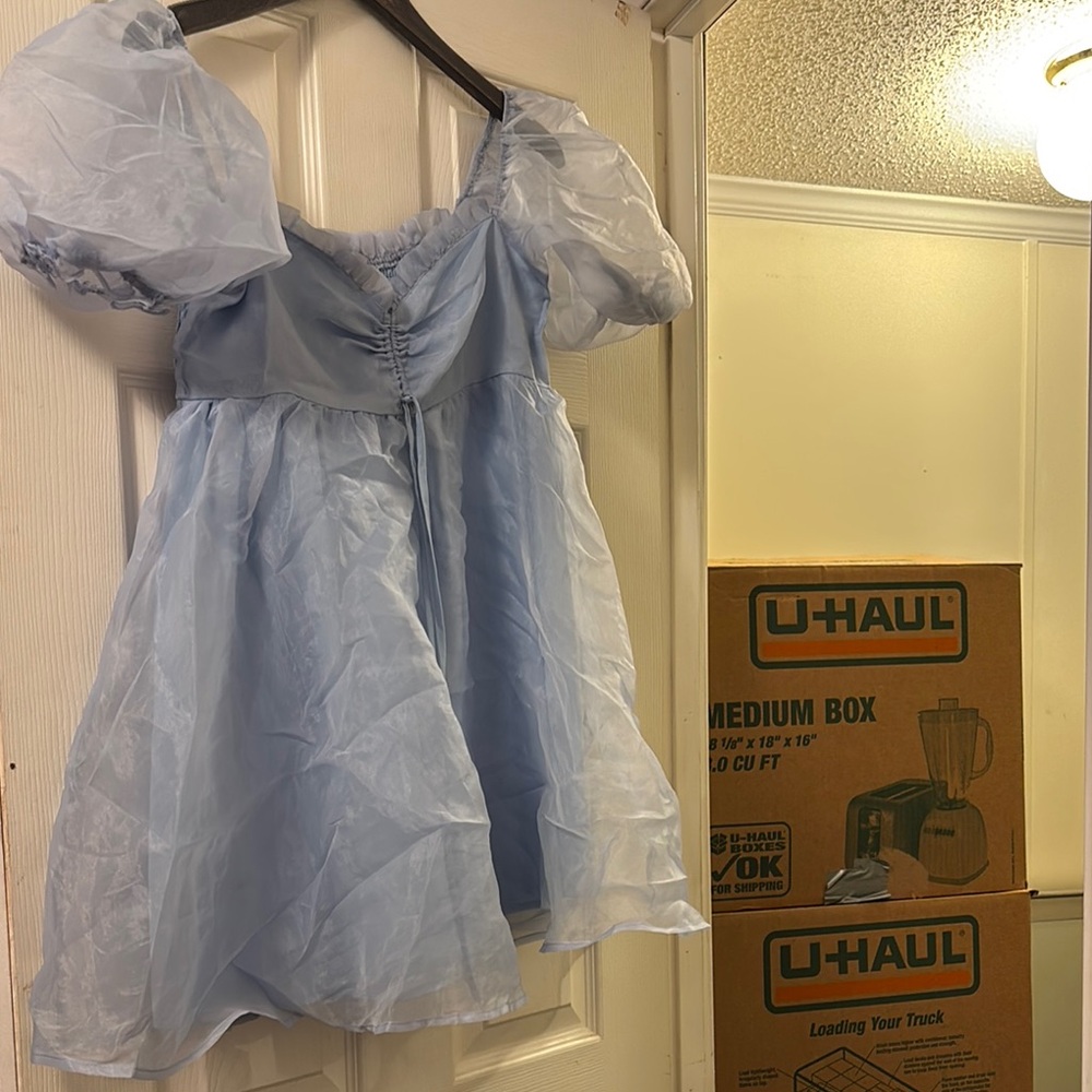 Altar'd State Sky Blue Dress